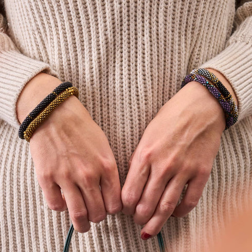 Étoile du Nord | Bracelet de perles de verre de l'Himalaya